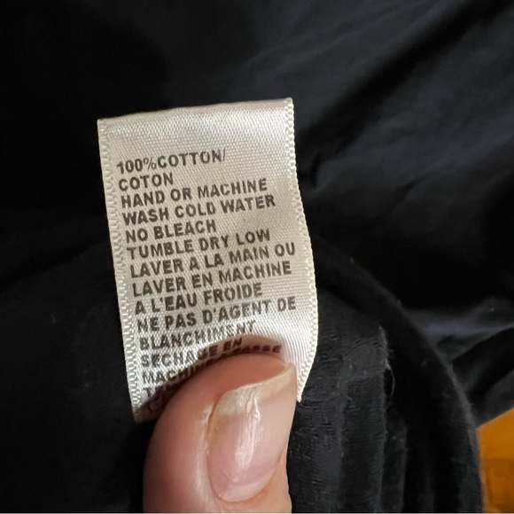 Standard James Perse Bateau Neckline Black Mini Scrunch T-Shirt Lagenlook Dress - Picture 6 of 7